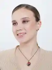 Синий космический кулон
