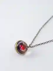 Синий космический кулон