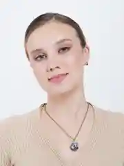 Голубой космический кулон