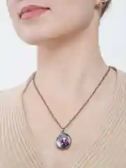 Голубой космический кулон