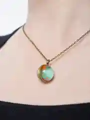 Коралловый космический кулон