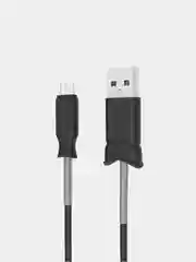 Черный usb-кабель HOCO X24, для зарядки и передачи данных, Micro USB, Type-C, 1 м