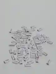 Золотой бусины с буквами, 8*15 мм