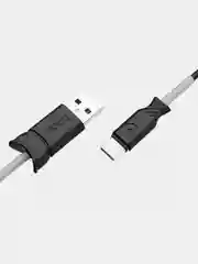 Черный usb-кабель HOCO X24, для зарядки и передачи данных, Micro USB, Type-C, 1 м