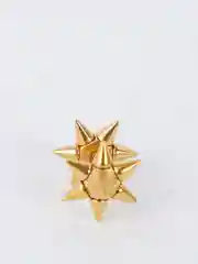 Золотой серьга с шипами из титановой стали, 1 штука