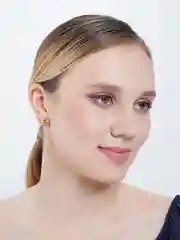 Золотой серьга с шипами из титановой стали, 1 штука