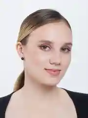 Черный серьга-гантеля со вставкой в виде опала, 1 штука, 6 цветов