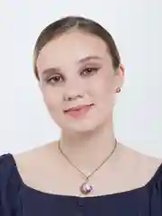 Желтый космический кулон