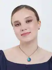 Индиго космический кулон