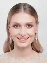Розовый серьги
