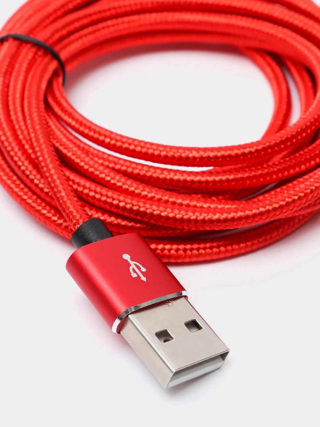 Красный usb кабель twitch 2.1 A магнитный для зарядки 2 -х метровые, поворот 180 градусов