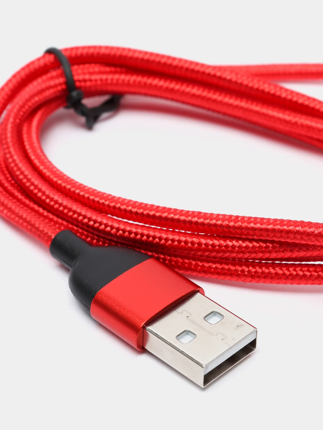 Красный usb Кабель для зарядки и передачи данных Charget 3.0 A (micro, Type C, Apple lightning)