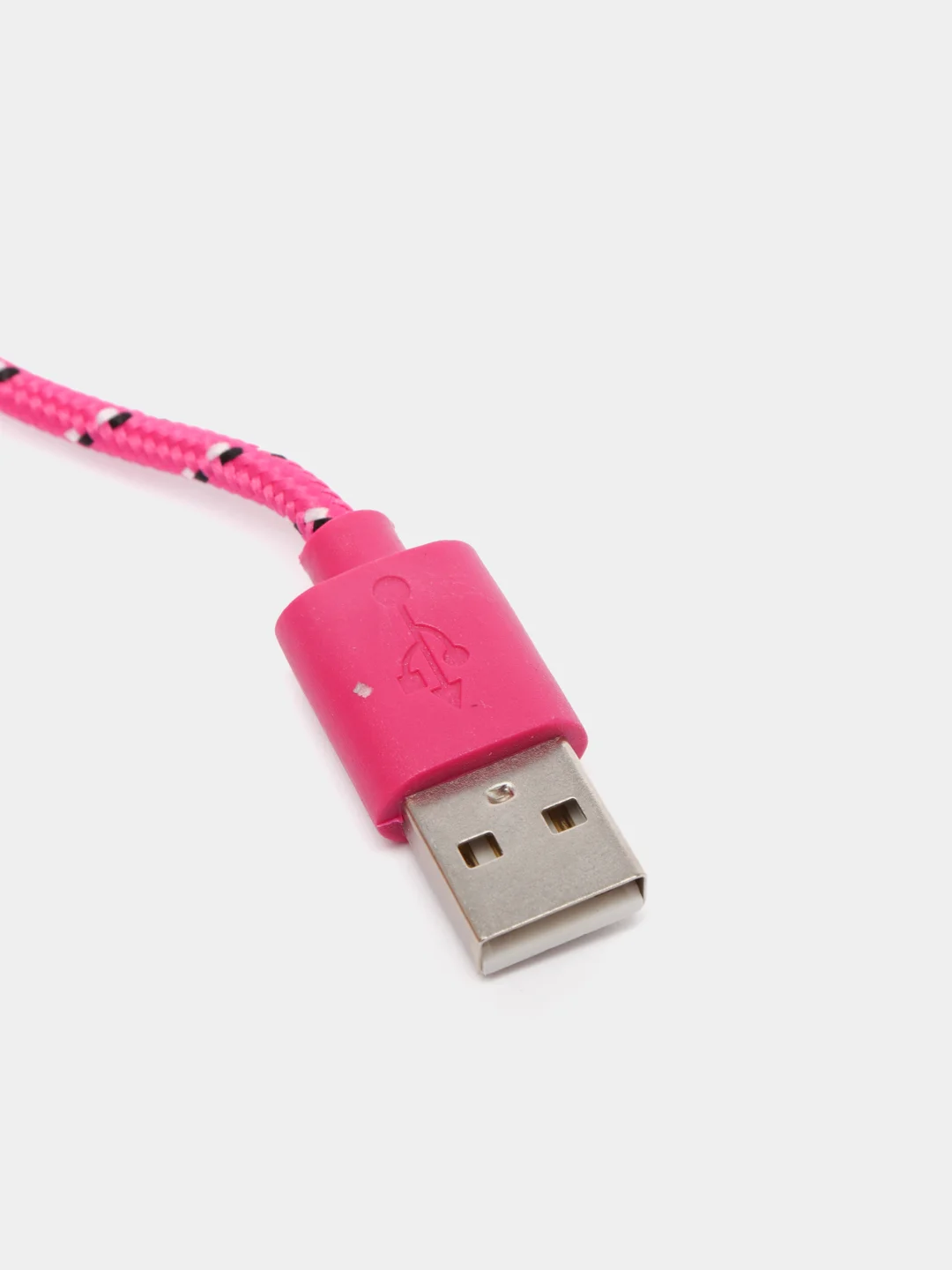 Фуксия кабель для зарядки телефона micro USB, провод зарядный, шнур юсб быстрая зарядка