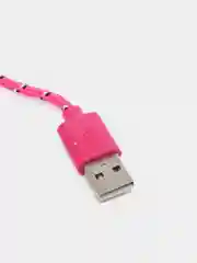 Фуксия кабель для зарядки телефона micro USB, провод зарядный, шнур юсб быстрая зарядка