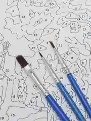 Картина  по номерам на холсте с подрамником 50x40 см "Печенье с чаем"