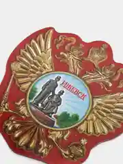 Алый магнит виниловый на холодильник "Ижевск"