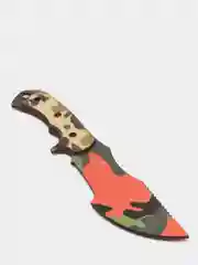 Зеленый деревянный нож "Зверь"