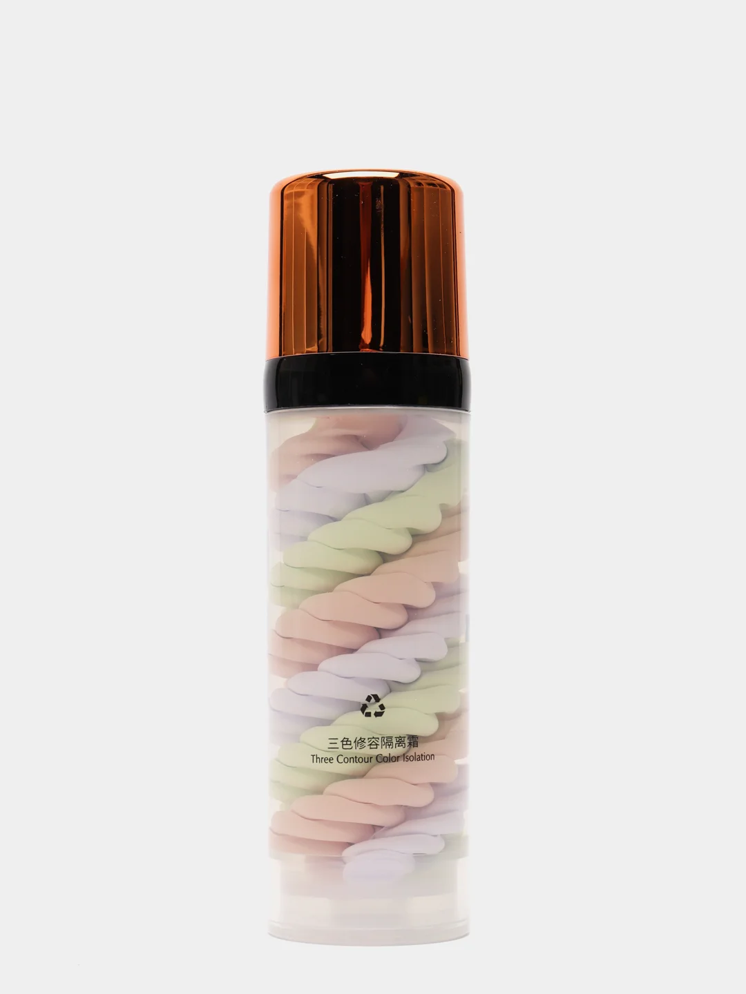 Аметистовый база под макияж, трехцветная основа под макияж Senana Contour makeup