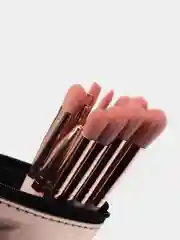 Конфетный набор профессиональных кистей для макияжа, 12 шт., плюс косметичка