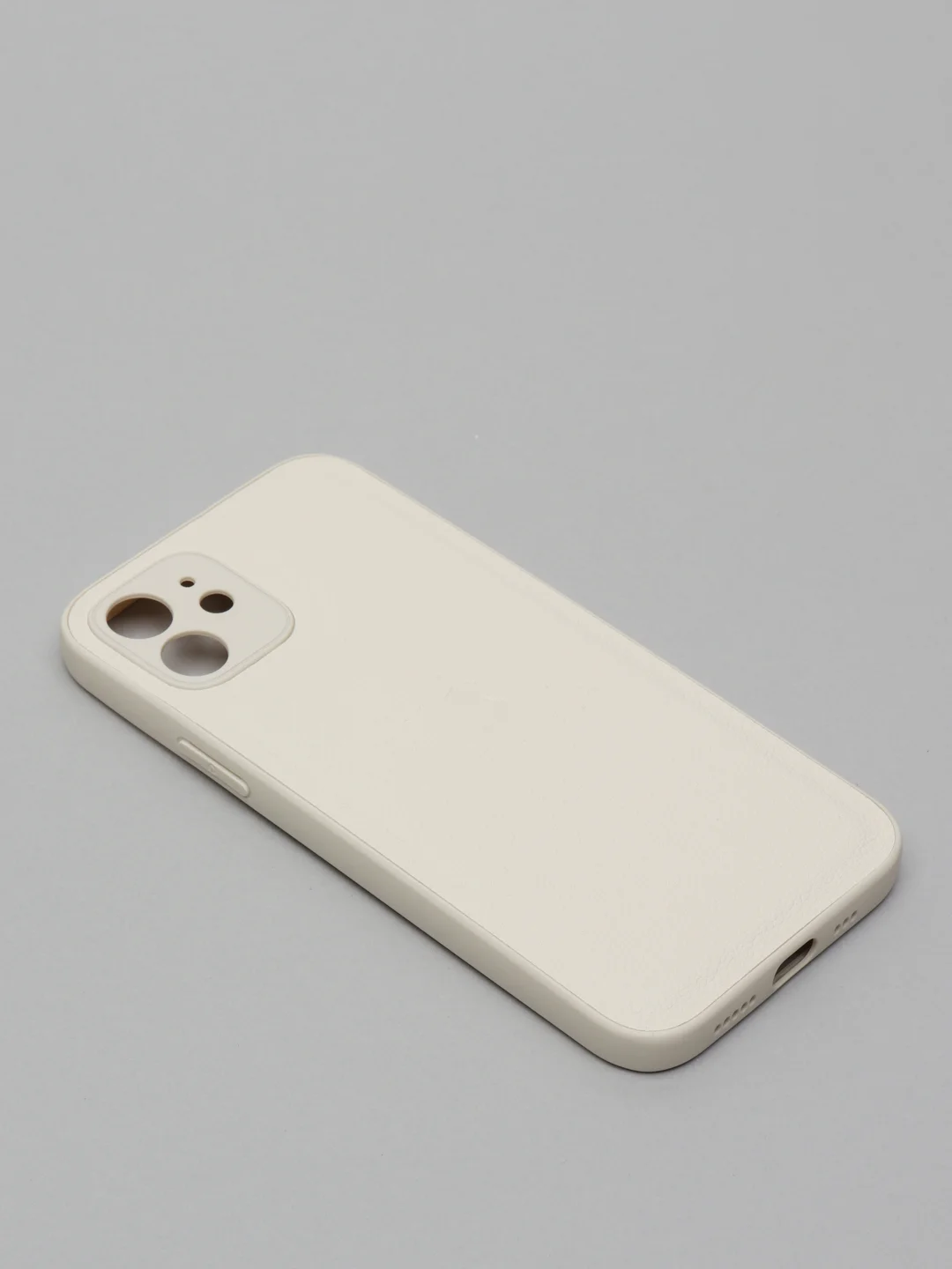 Белый кожаный чехол на Айфон iPhone 11, 12, 13, 14, 15, 11 Pro Max, 13 Pro Max, 14 Pro Max