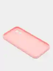 Розовый кожаный чехол на Айфон iPhone 11, 12, 13, 14, 15, 11 Pro Max, 13 Pro Max, 14 Pro Max