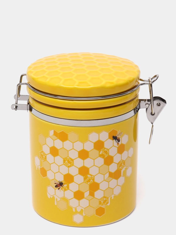 Банка для сыпучих продуктов Honey, 14,5 х 10 х 14,5 см, 630 мл