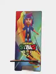 Деревянная подставка под телефон "Brawl stars Шелли"
