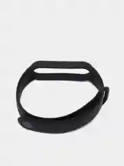 Черный силиконовый ремешок Xiaomi Mi Band 5, 6 / Ремешок для фитнес браслета Xiaomi Mi Band 5,6