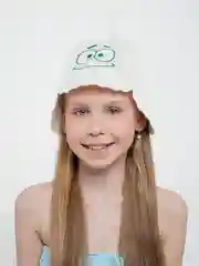 Шапка детская с вышивкой "Улыбка"