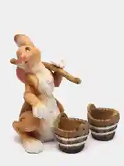 Садовая фигурка "Decobraz" Заяц с коромыслом 35*25*35 см