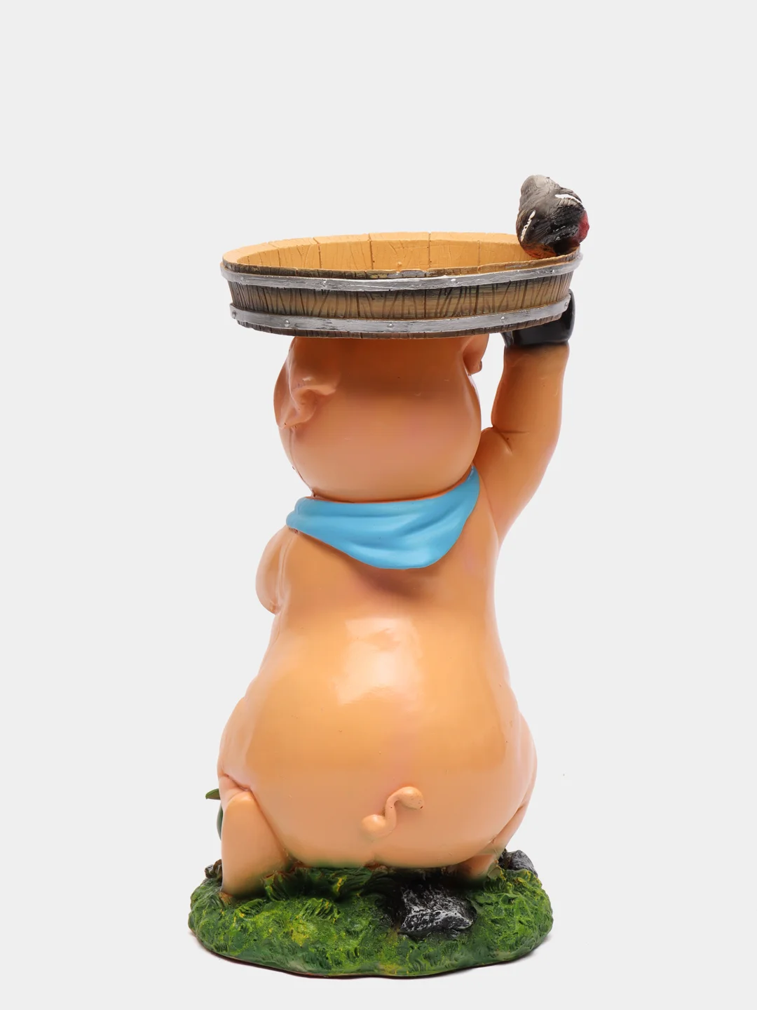 Садовая фигурка "Decobraz" Свинка-кормушка 17*20*41 см