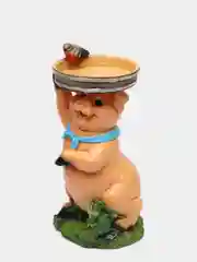 Садовая фигурка "Decobraz" Свинка-кормушка 17*20*41 см
