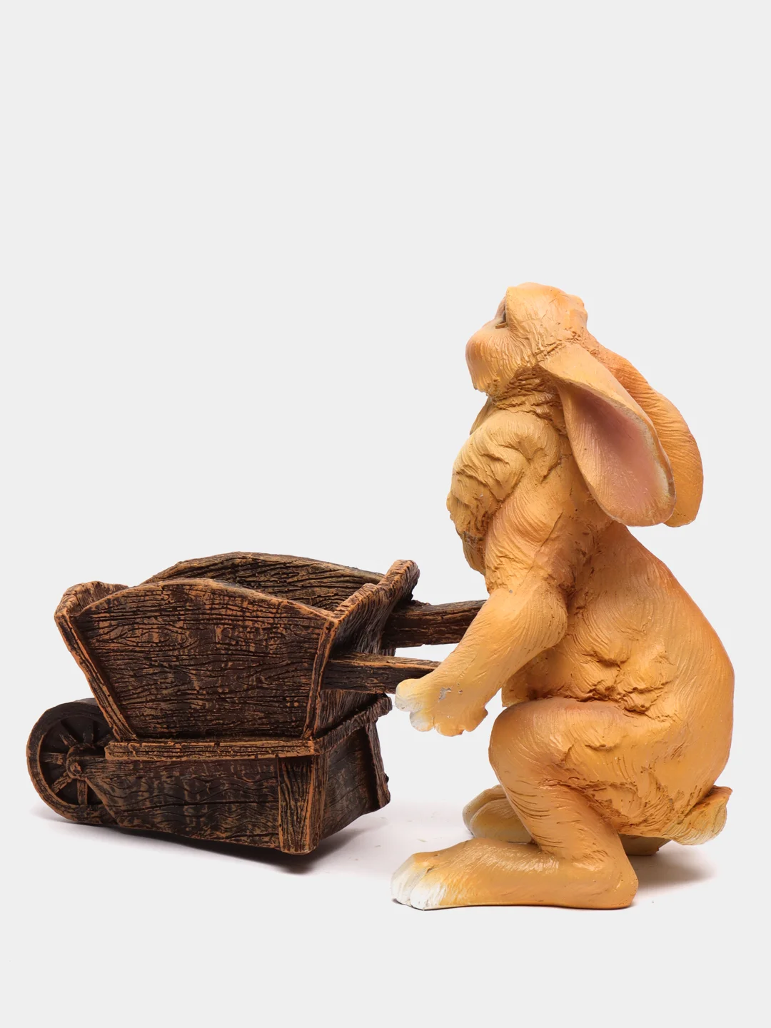 Садовая фигурка "Decobraz" Заяц с тачкой, 17*37*34 см.