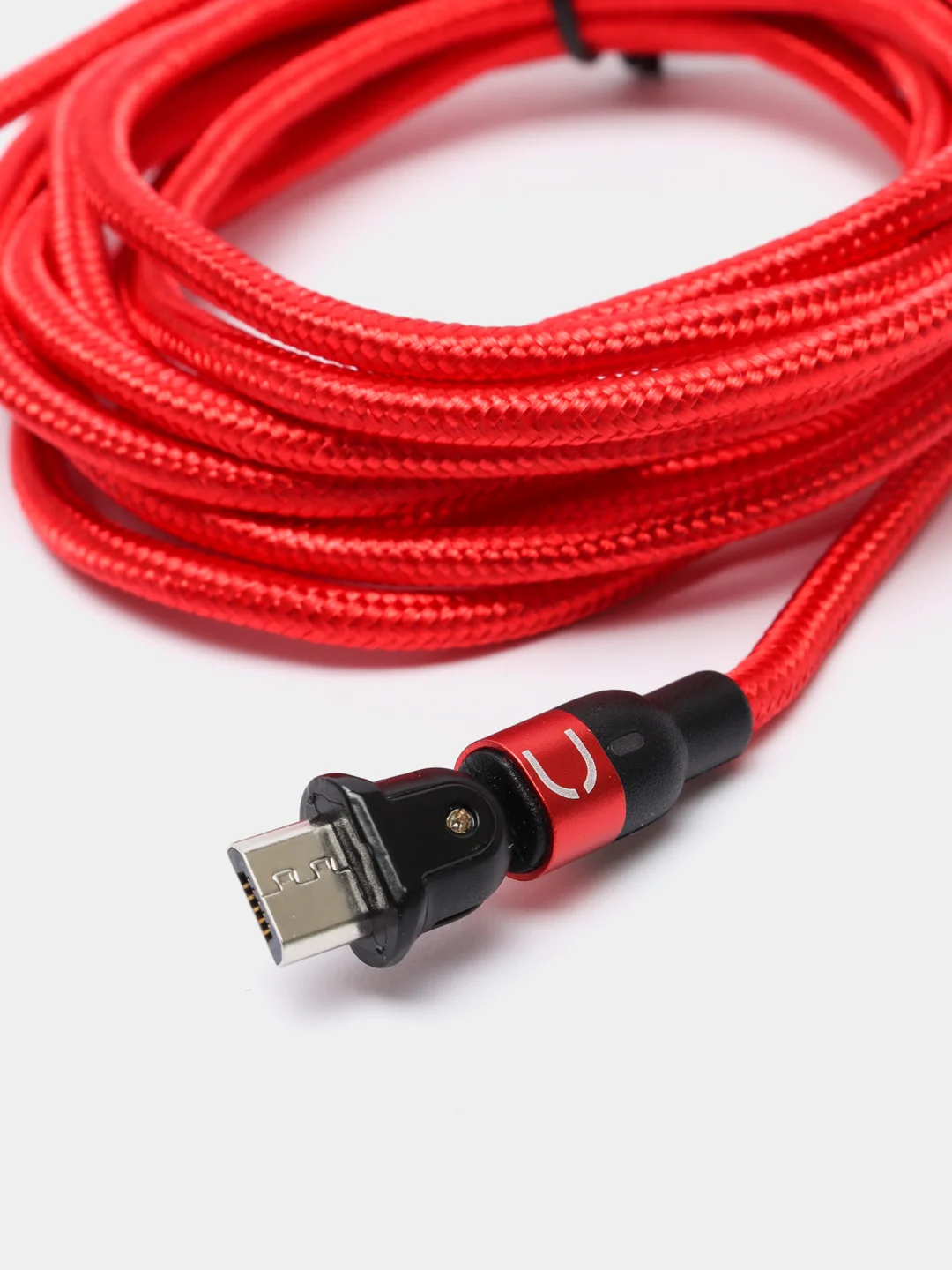 Красный usb Кабель для зарядки и передачи данных Charget 3.0 A (micro, Type C, Apple lightning)
