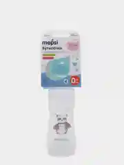 Бутылочка для кормления, с силиконовой соской, Mepsi, 250 мл, 0+ мес