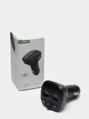 FM модулятор-трансмитер Bluetooth Floveme c быстрой зарядкой QC3.0, громкая связь