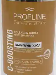 Горчичный шампунь для волос Profline, 650 мл., для поврежденных, тонких, мелированных, сухих волос
