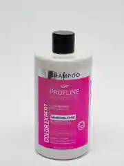 Розовый шампунь для волос Profline, 650 мл., для поврежденных, тонких, мелированных, сухих волос