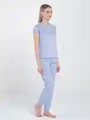 Ледяной женская пижама: футболка и брюки, хлопок