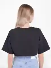 Черный футболка женская