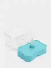 Диспенсер для мыла с держателем для губки, мыльница