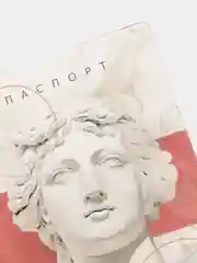 Обложка для паспорта "Живу ради искусства"