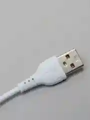 Белый кабель Micro USB для зарядки и передачи данных для Андроид (Micro-USB, 3А, 1м) для Android