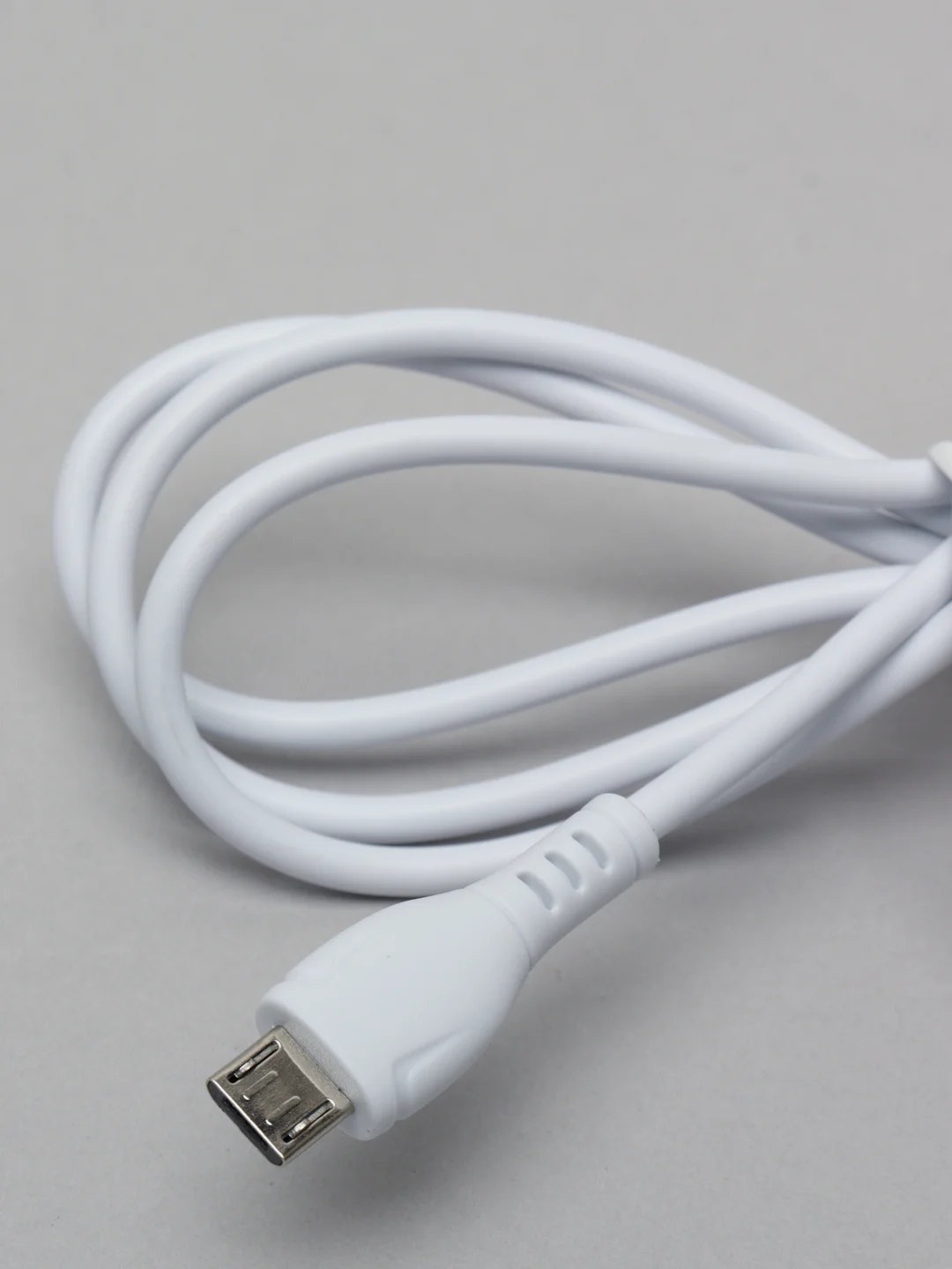 Белый кабель Micro USB для зарядки и передачи данных для Андроид (Micro-USB, 3А, 1м) для Android