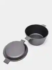Кастрюля чугунная с крышкой-сковородкой СС-24/25, диаметр 24 см, 4,5 л