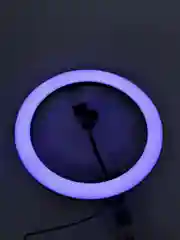 Кольцевая селфи-лампа RGB, 33 см