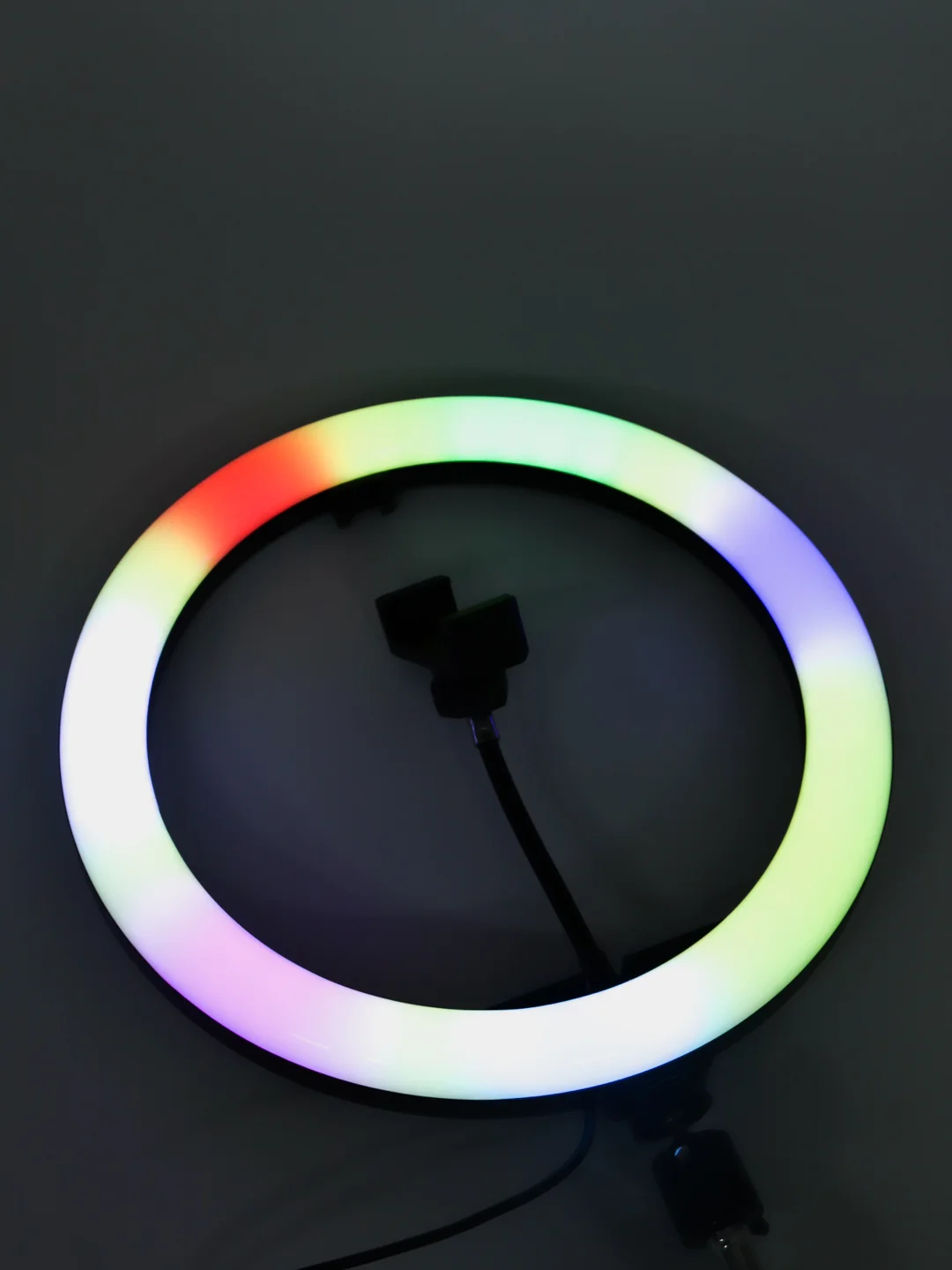Кольцевая селфи-лампа RGB, 33 см