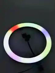 Кольцевая селфи-лампа RGB, 33 см