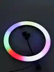 Кольцевая селфи-лампа RGB, 33 см