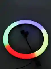 Кольцевая селфи-лампа RGB, 33 см
